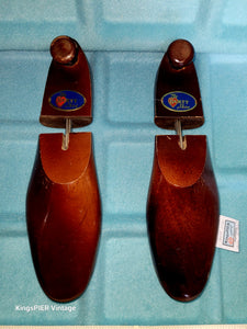 Vintage 1950's "the Hartt Shoe" Wood Shoe Tree Stretcher Form size 10