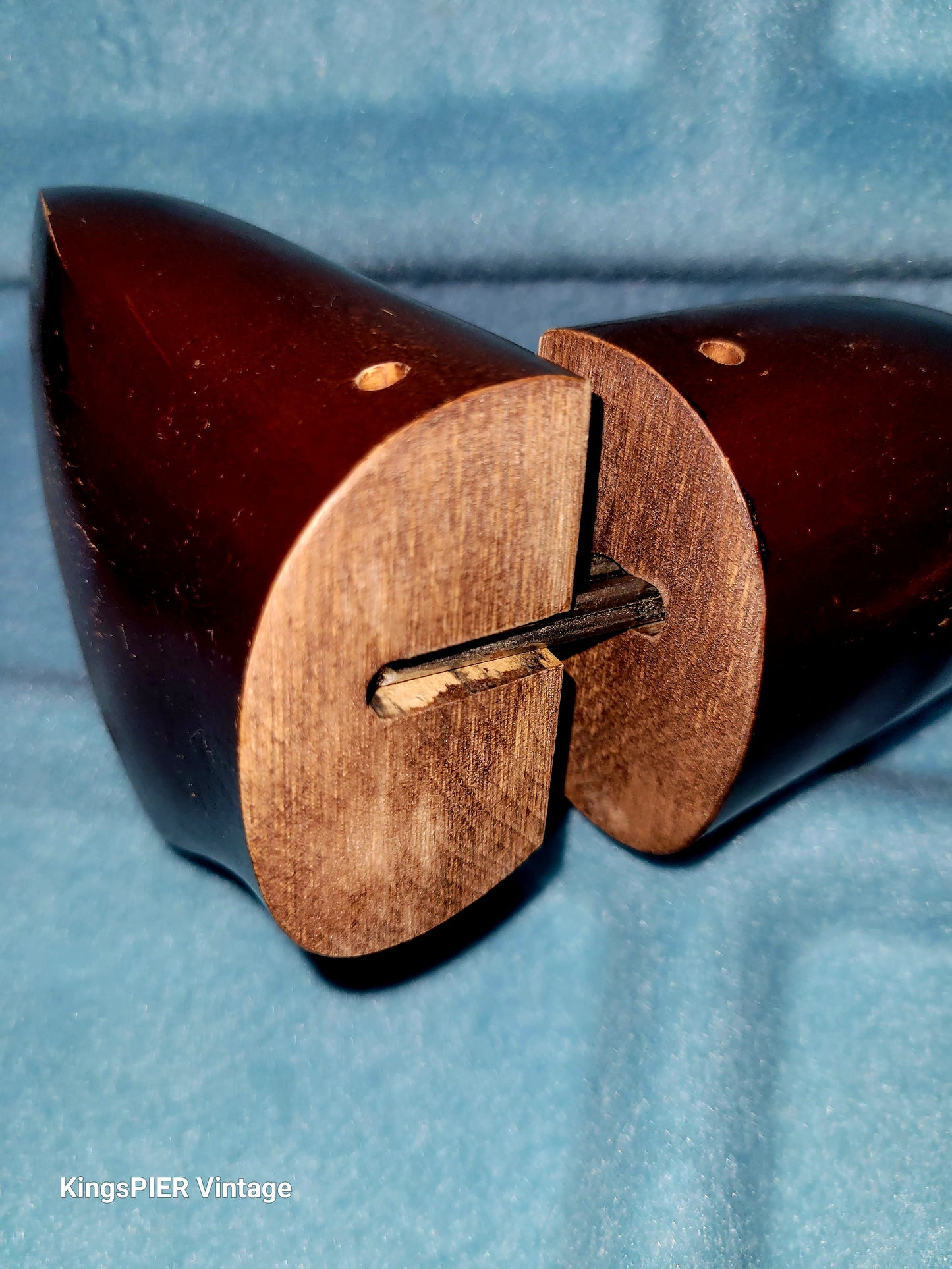 Vintage 1950's "the Hartt Shoe" Wood Shoe Tree Stretcher Form size 10