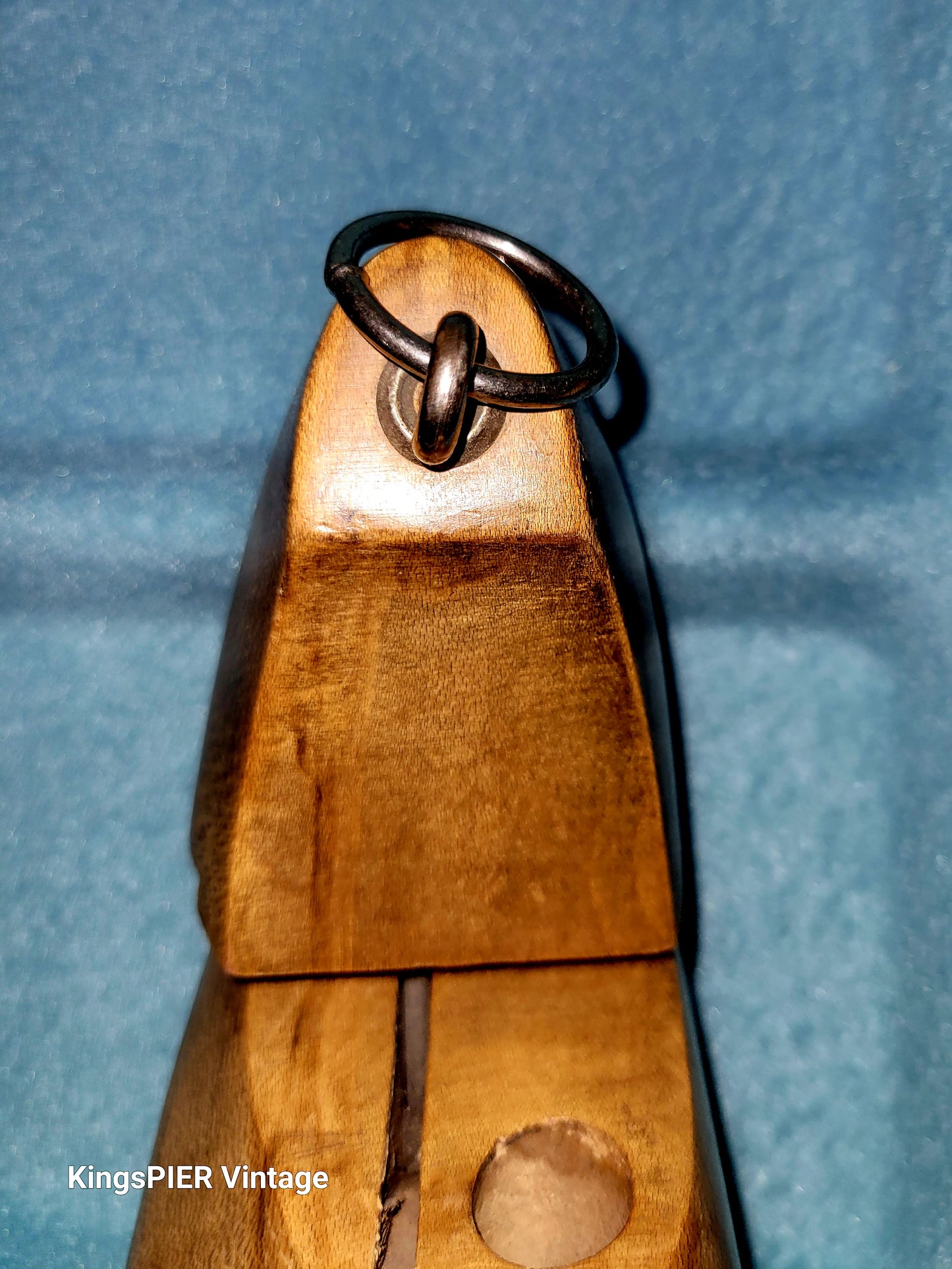 Vintage 1950's Natural Blonde Wood Shoe Tree Stretcher Form size 7D