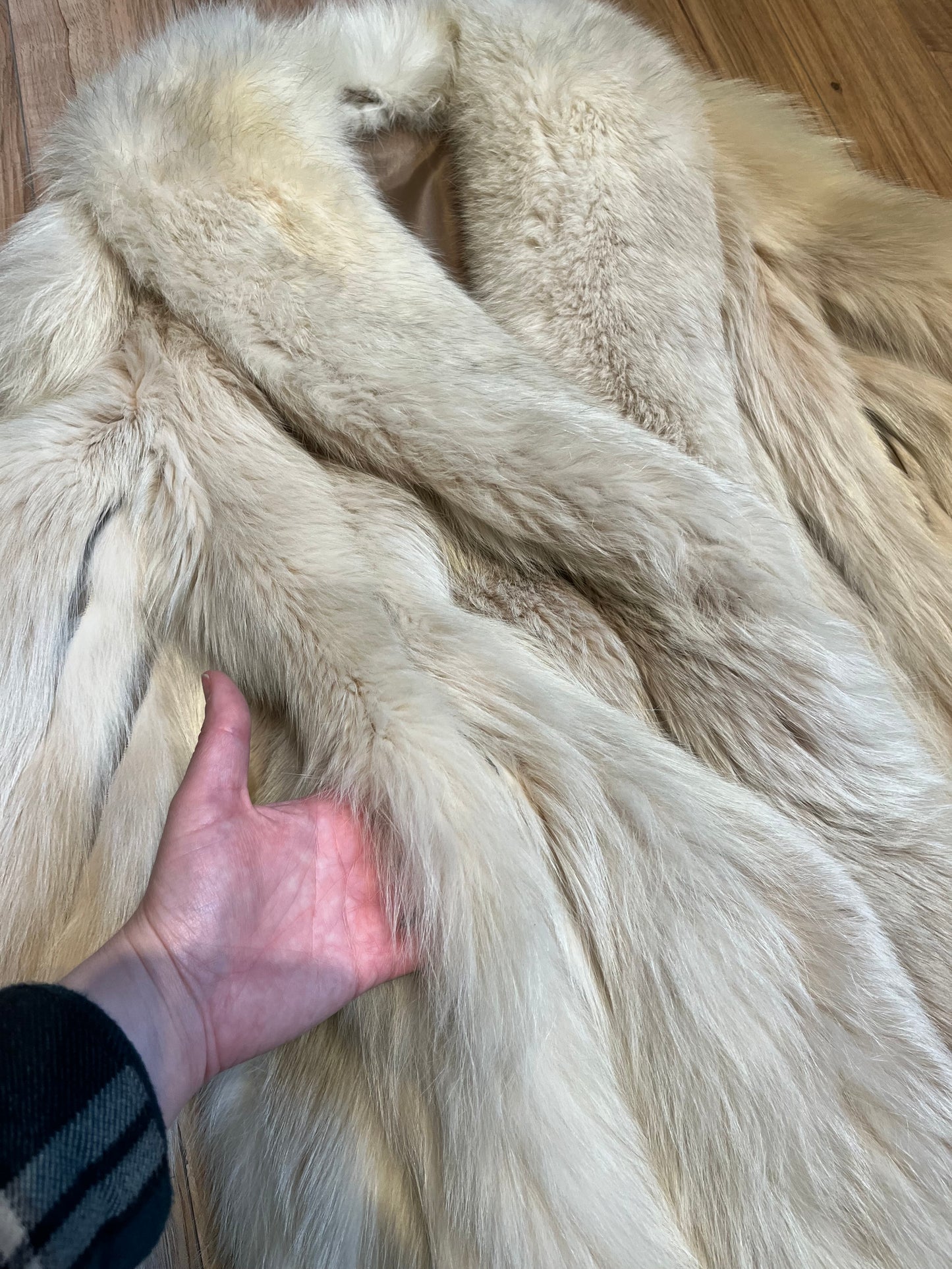 Vintage Blonde Long Fur Coat SOLD