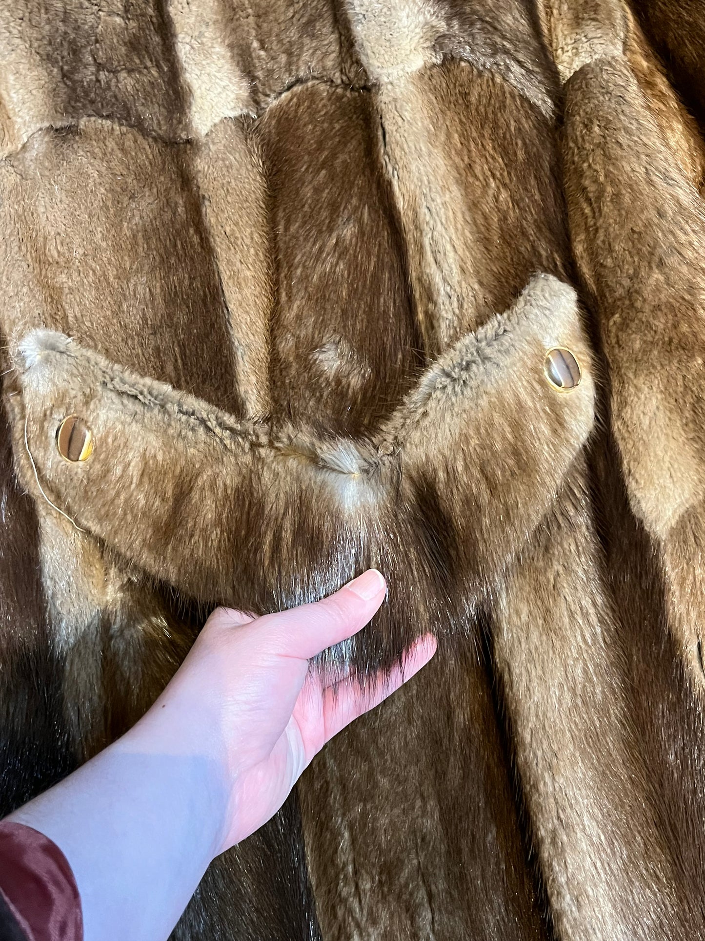 Vintage Charlebois Furs LTD Fur Coat, Made in Canada, Chest 38”