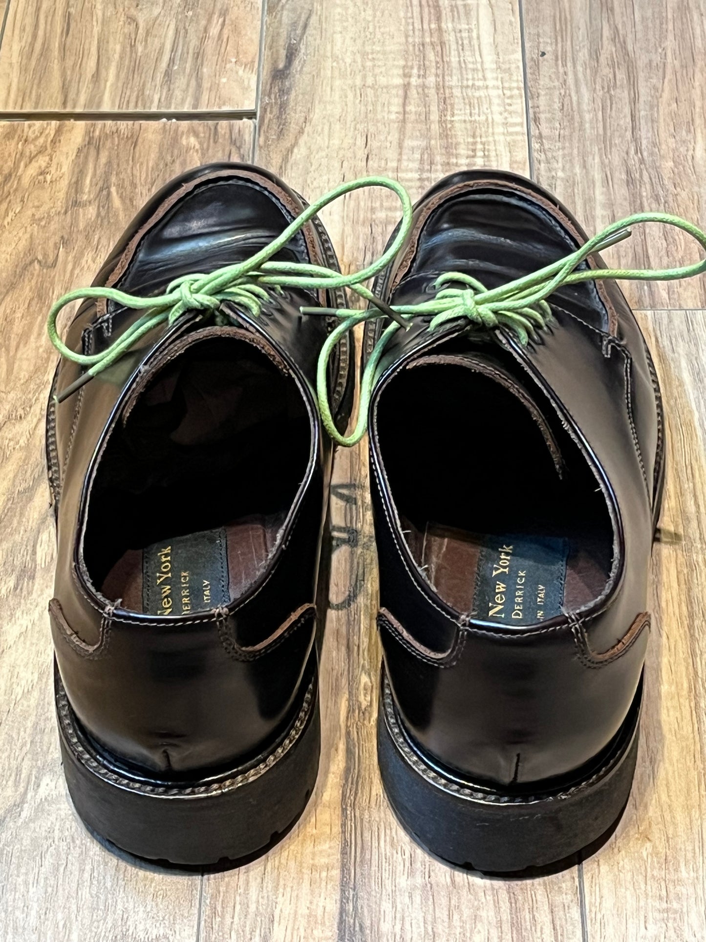 To Boot by Adam Derrick Dark Brown Derby Shoe, Made in Italy Size US Mens 9.5, EUR 42.5 SOLD