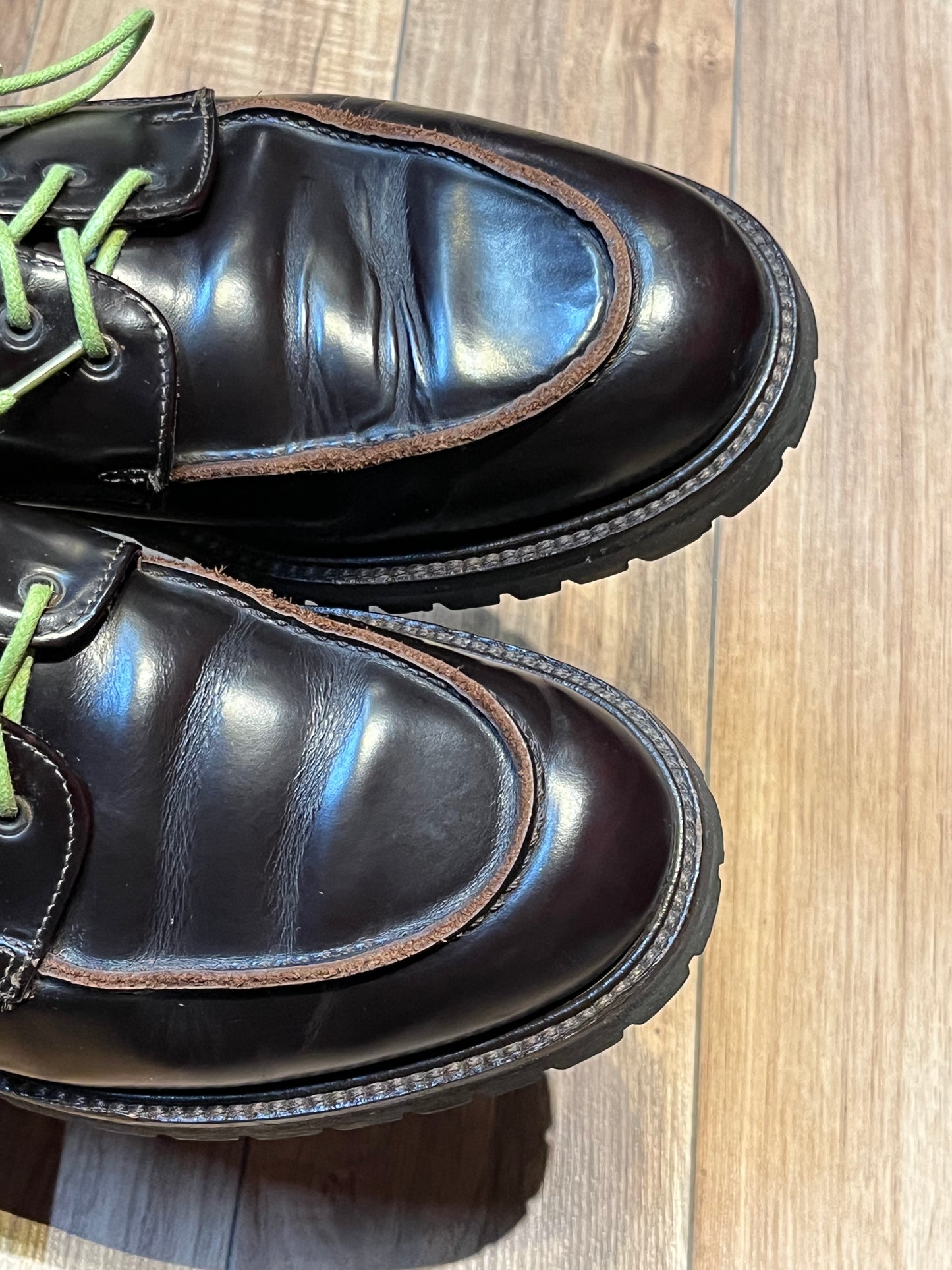 To Boot by Adam Derrick Dark Brown Derby Shoe, Made in Italy Size US Mens 9.5, EUR 42.5 SOLD