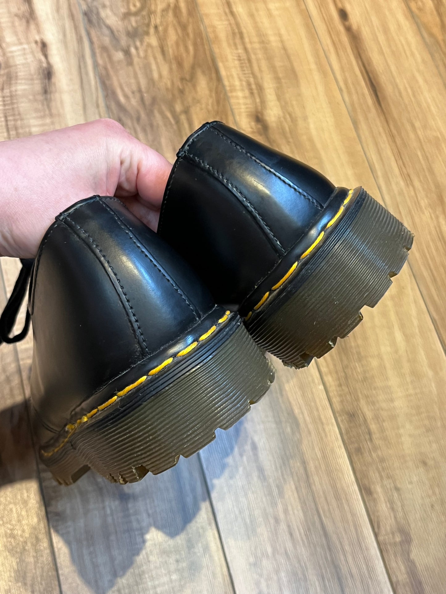 Vintage Doc Martens 1461 Black Oxford, NWOT, Made in England, Size UK 9