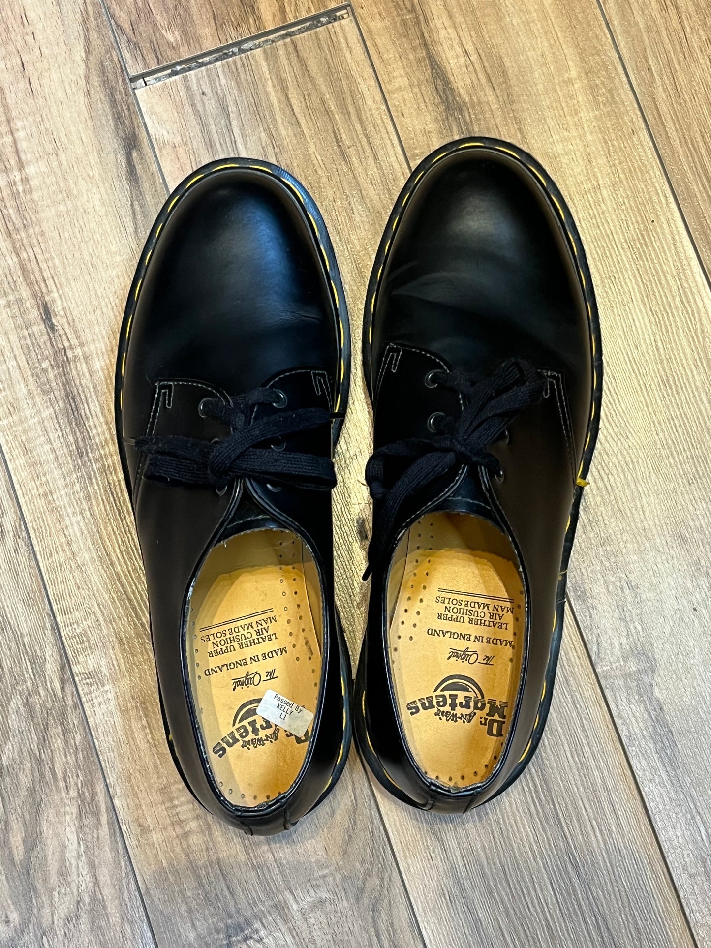 Vintage Doc Martens 1461 Black Oxford, NWOT, Made in England, Size UK 9