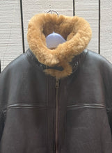 Load image into Gallery viewer, Vintage Greycar RAF Brown Shearling flying  Jacket, Made in England, Chest 46” SOLD
