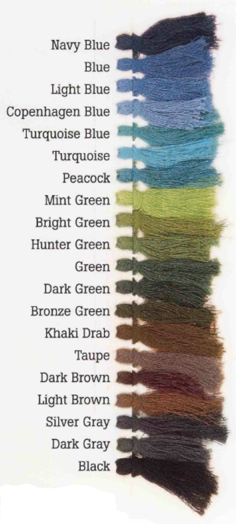 Cushing's Perfection Acid Dyes