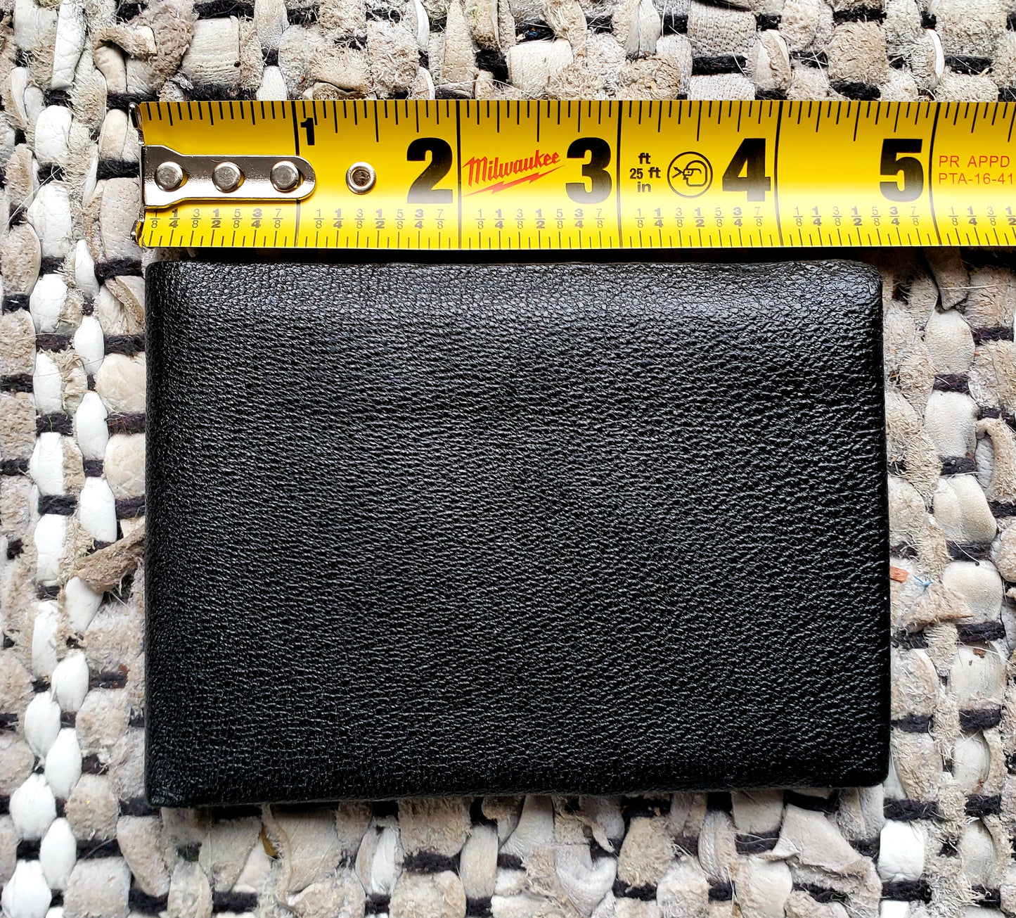 Kingspier Vintage - Vintage Imported English Morocco Wallet. Fine natural pebbled grain leather as new.