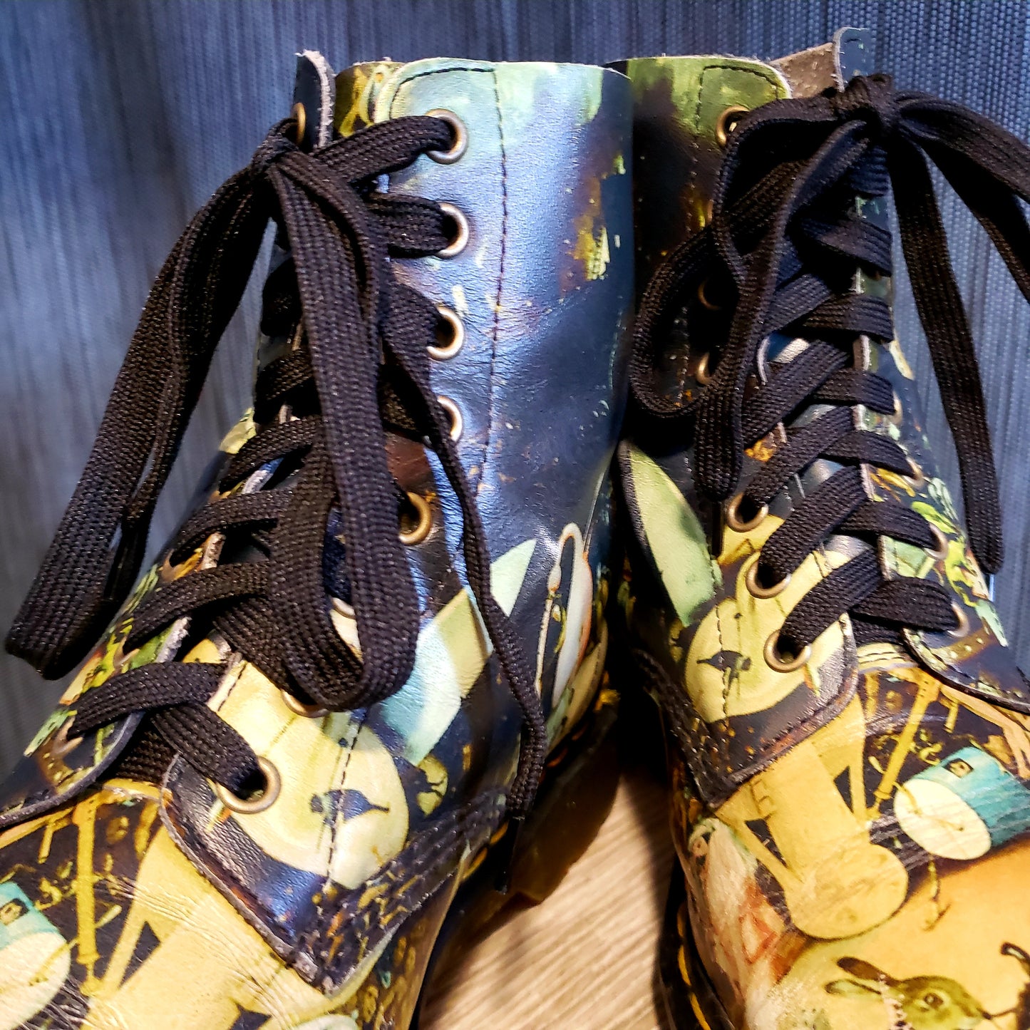 doc marten, heaven, bosch, hell, kingspier, vintage, boots, docs