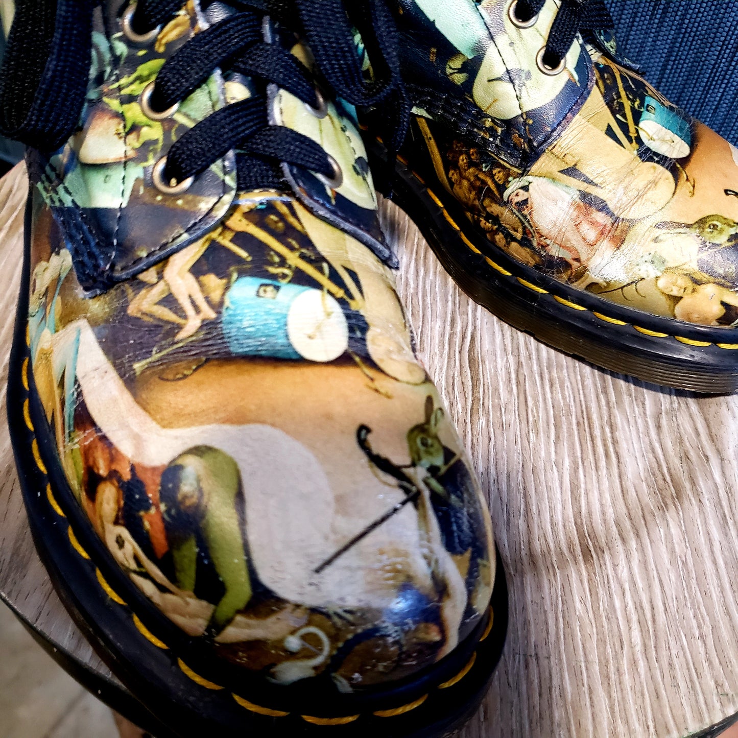 doc marten, heaven, bosch, hell, kingspier, vintage, boots, docs