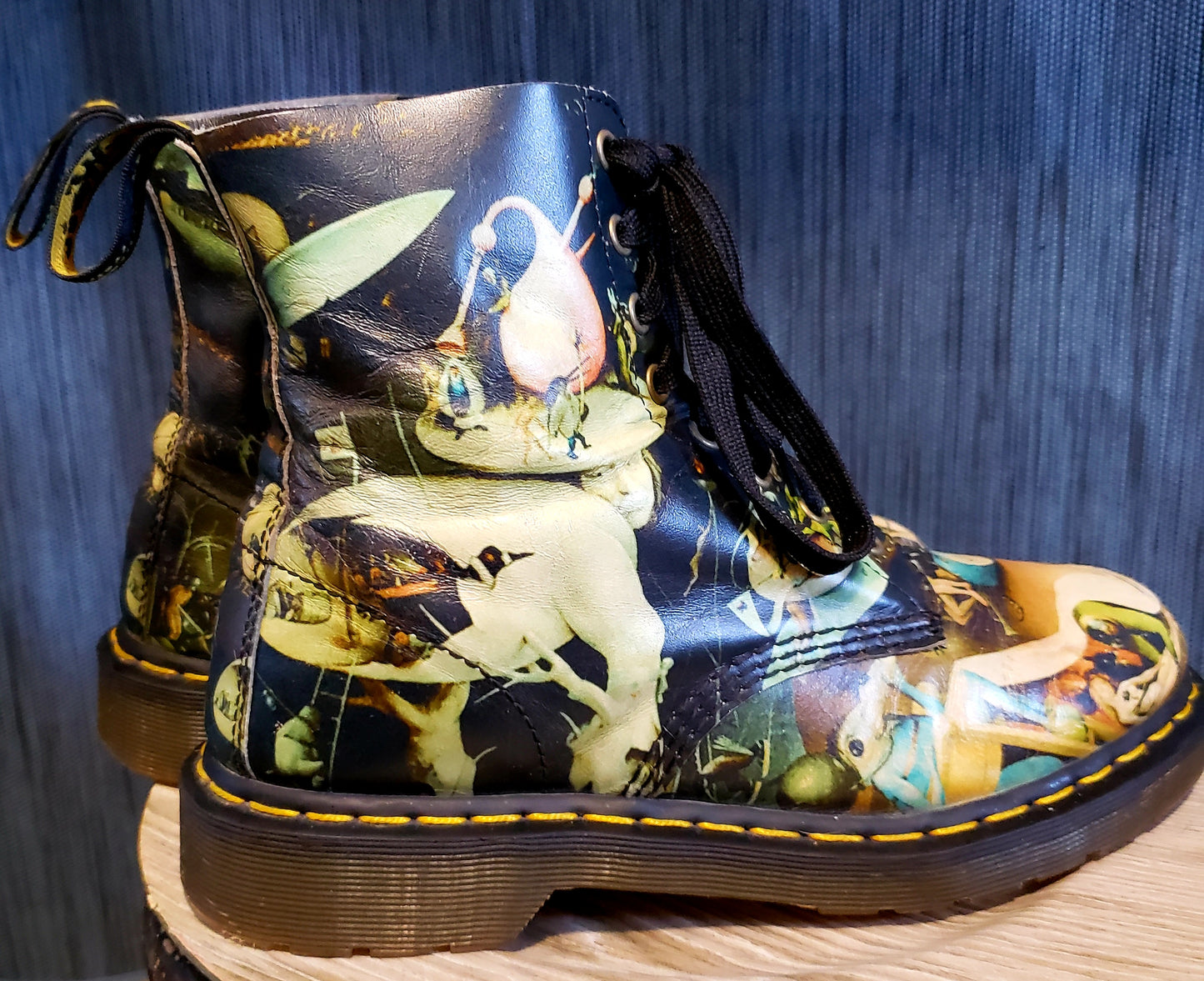 doc marten, heaven, bosch, hell, kingspier, vintage, boots, docs