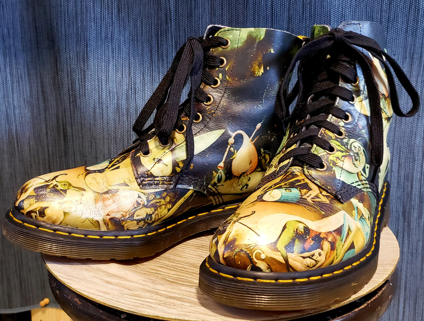 doc marten, heaven, bosch, hell, kingspier, vintage, boots, docs