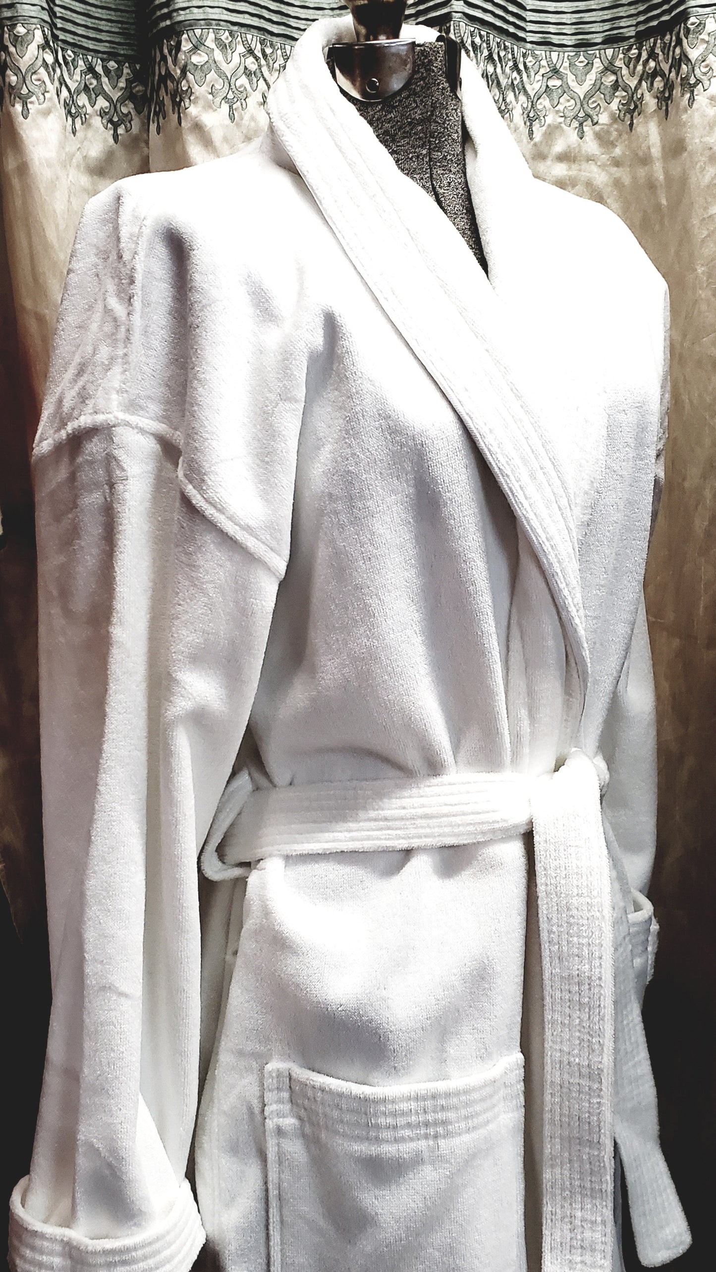 Brugelmann, robe, spa, cotton, deadstock, velour,