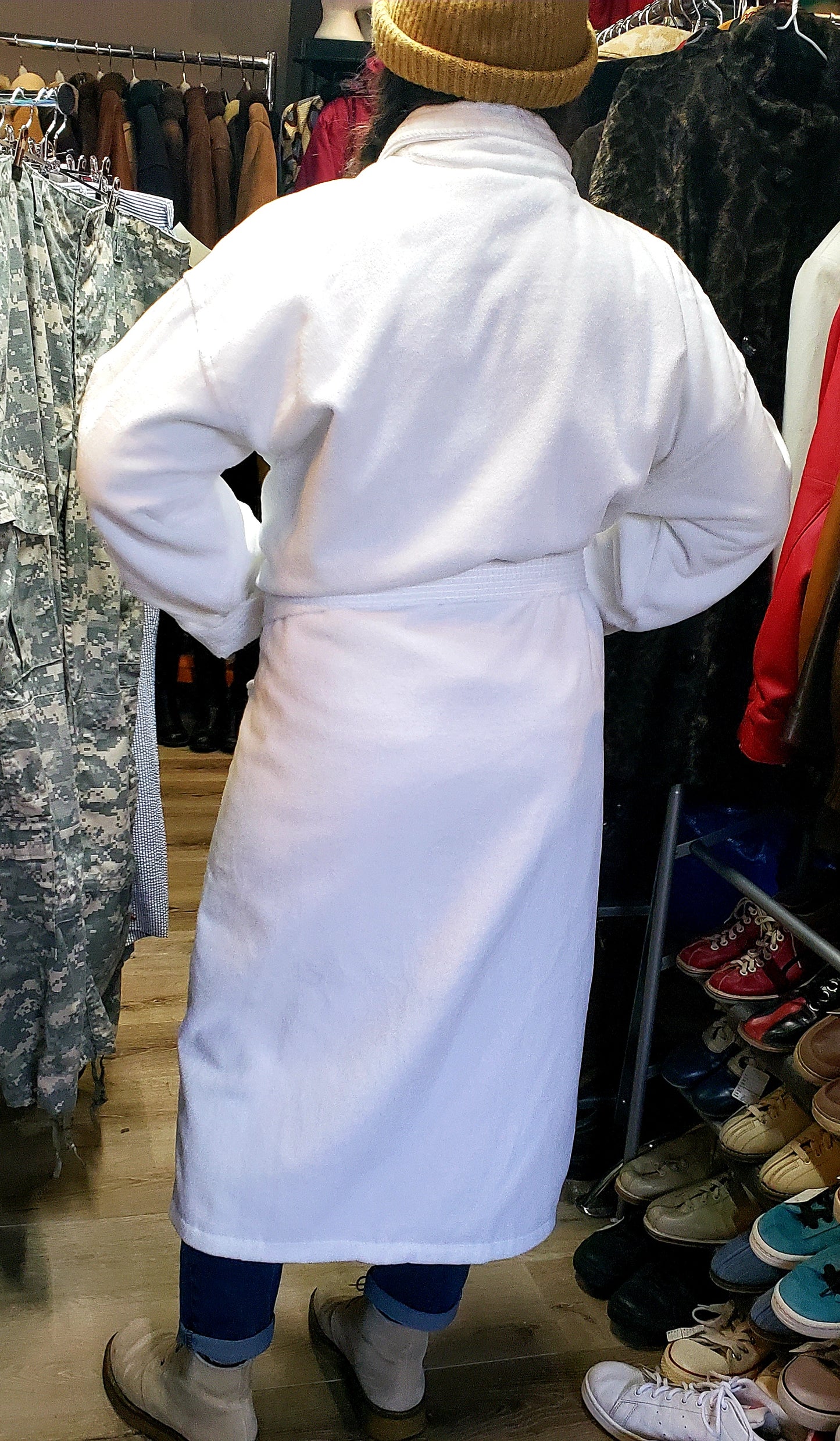 kingspier, Brugelmann, robe, spa, cotton, deadstock, velour, vintage