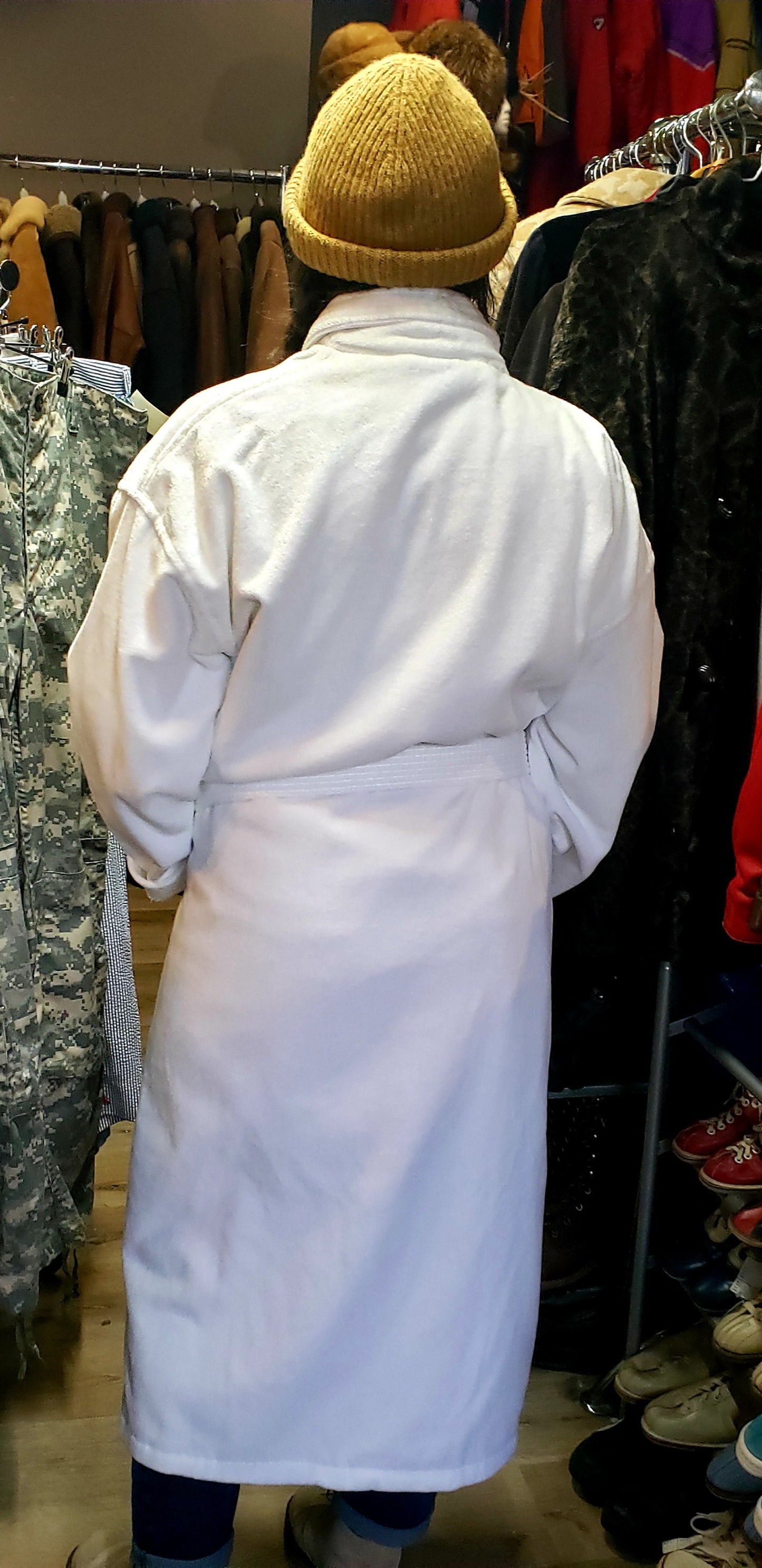 kingspier, Brugelmann, robe, spa, cotton, deadstock, velour, vintage