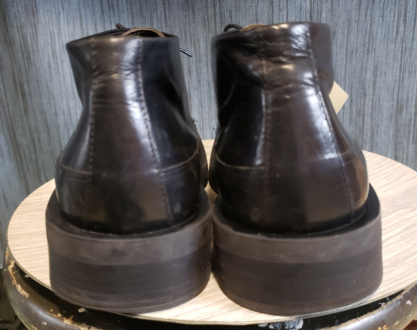 Vintage Impulse Steeple Gate Hair on Hide Chukkas Size 12 Made in Italy
