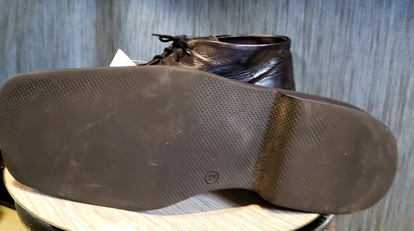 Vintage Impulse Steeple Gate Hair on Hide Chukkas Size 12 Made in Italy