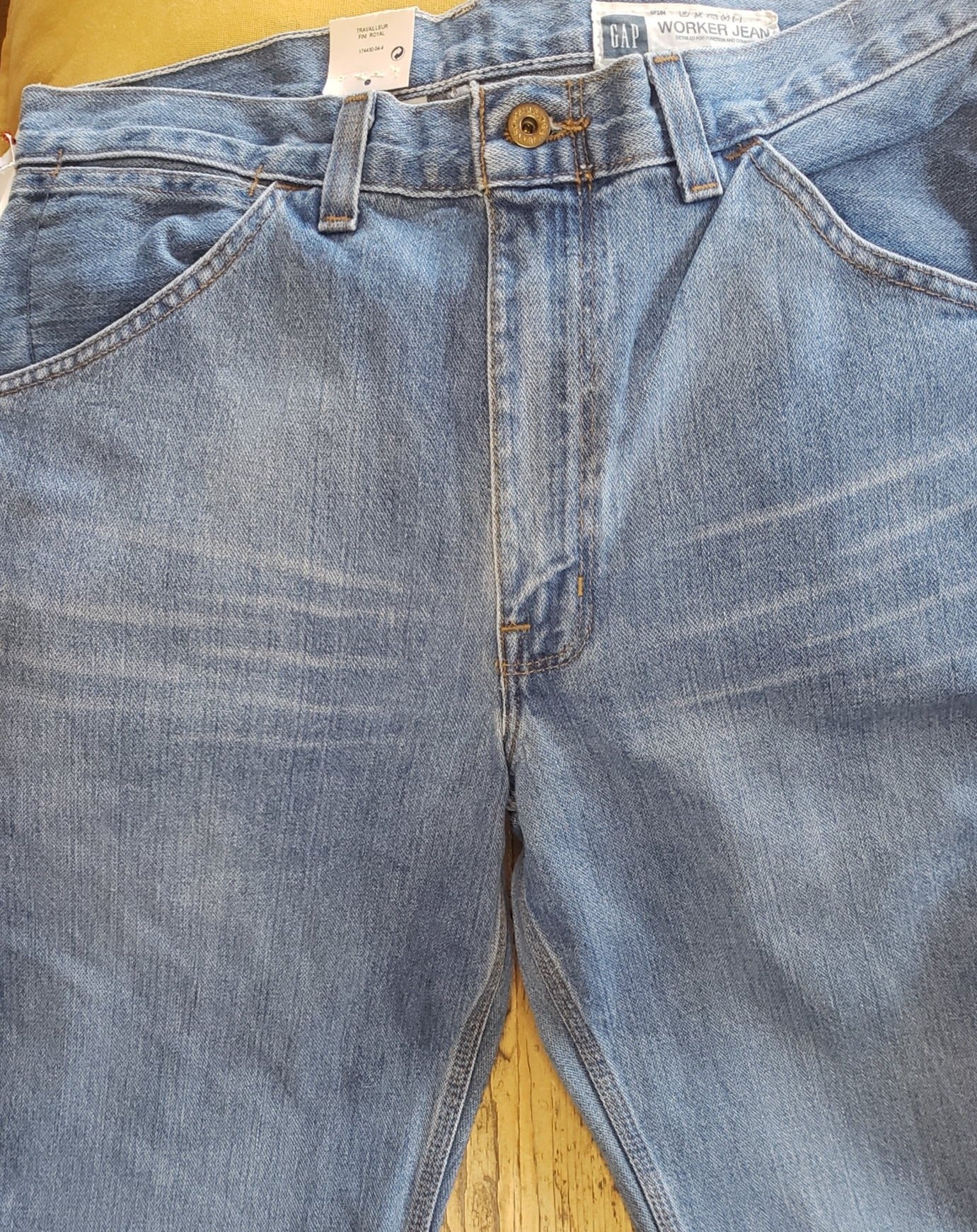 Vintage Deadstock GAP Jeans 36"x38" Worker Jeans Painter Pant Denim. Made in Canada