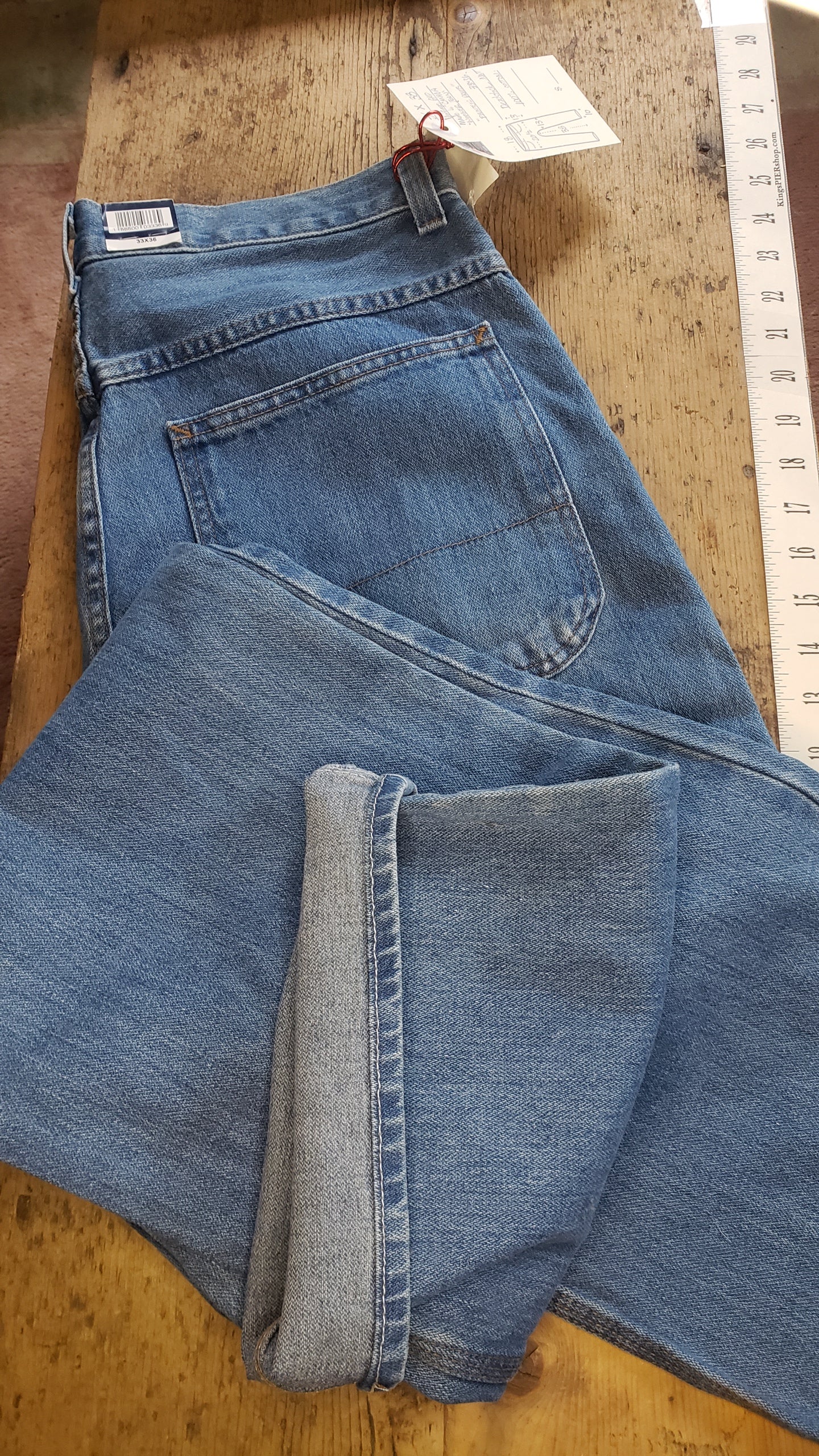 Vintage Deadstock GAP Jeans 36"x38" Worker Jeans Painter Pant Denim. Made in Canada