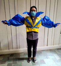 Load image into Gallery viewer, #9 &quot;POWER SUIT JACKET WITH MUTTON SLEEVES AND SNAP CLOSURE&quot;   CHEN, EVAN
