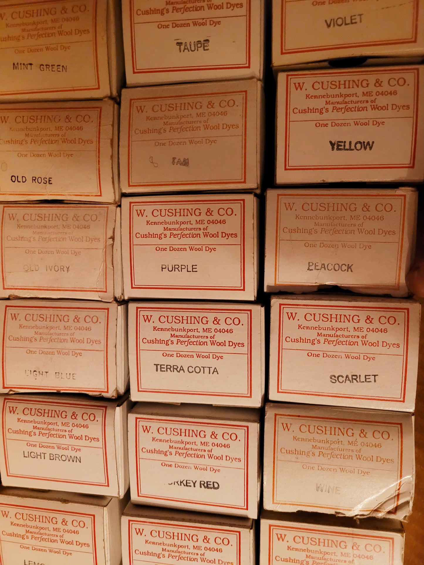Cushing's Perfection Acid Dyes