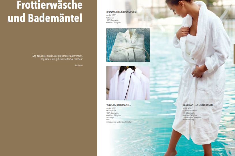 bademantel, Brugelmann, robe, spa, cotton, deadstock, velour,
