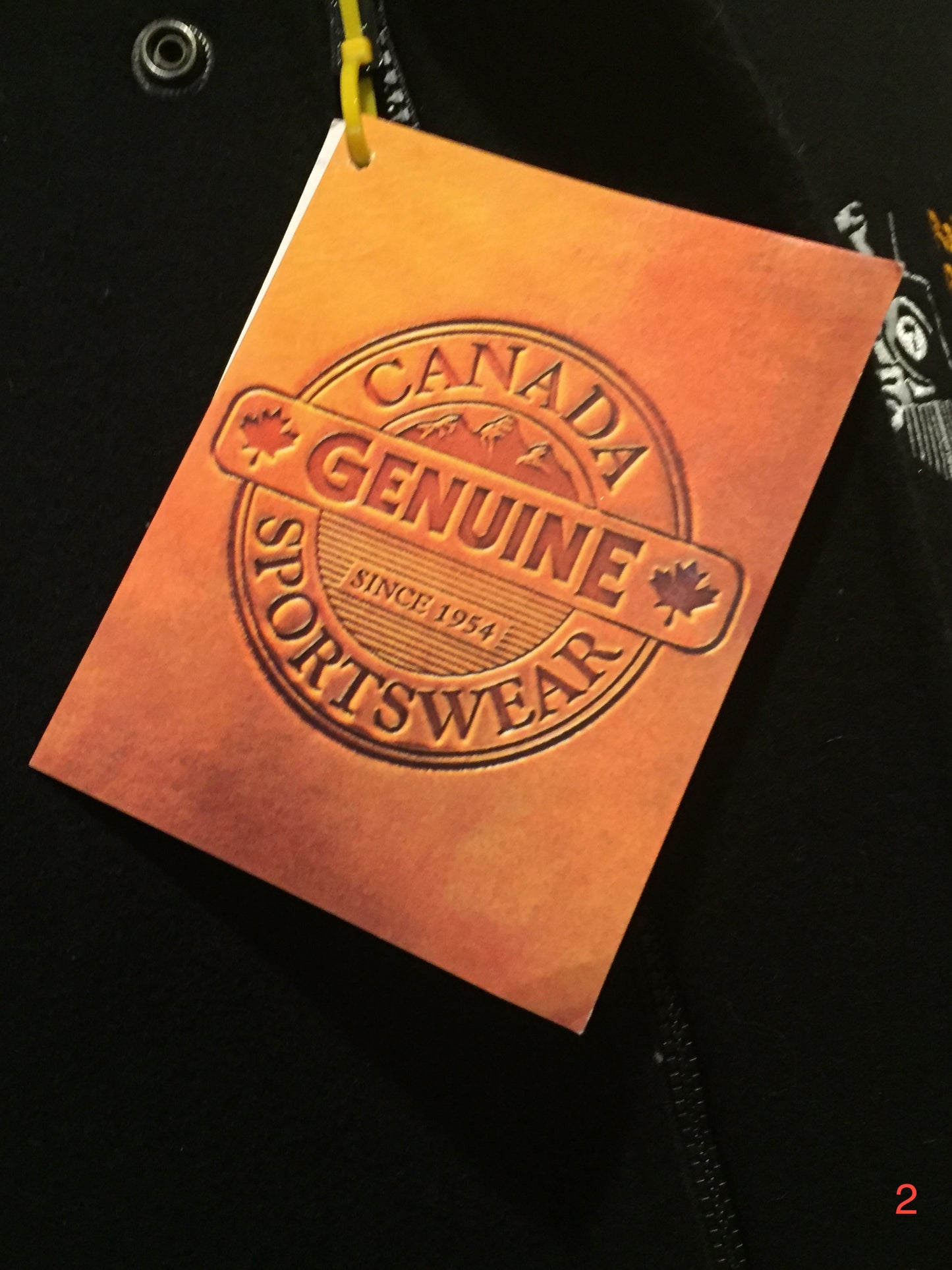 Kingspier Vintage - Genuine Canada Sportswear “Railroad Recording Productions, North Sydney NS” 30 year anniversary jacket with snap closures and slash pockets. Made in Canada. Size XL.