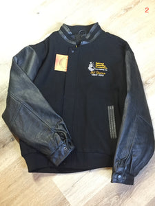 Kingspier Vintage - Genuine Canada Sportswear “Railroad Recording Productions, North Sydney NS” 30 year anniversary jacket with snap closures and slash pockets. Made in Canada. Size XL.