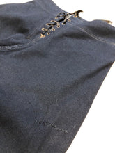 Load image into Gallery viewer, Kingspier Vintage - Vintage US Naval Clothing Factory very rare cracker jack pants with lace up closure in the back and button up front flap, “Boo Laundry” is written on the inside pocket.

Made in USA.
