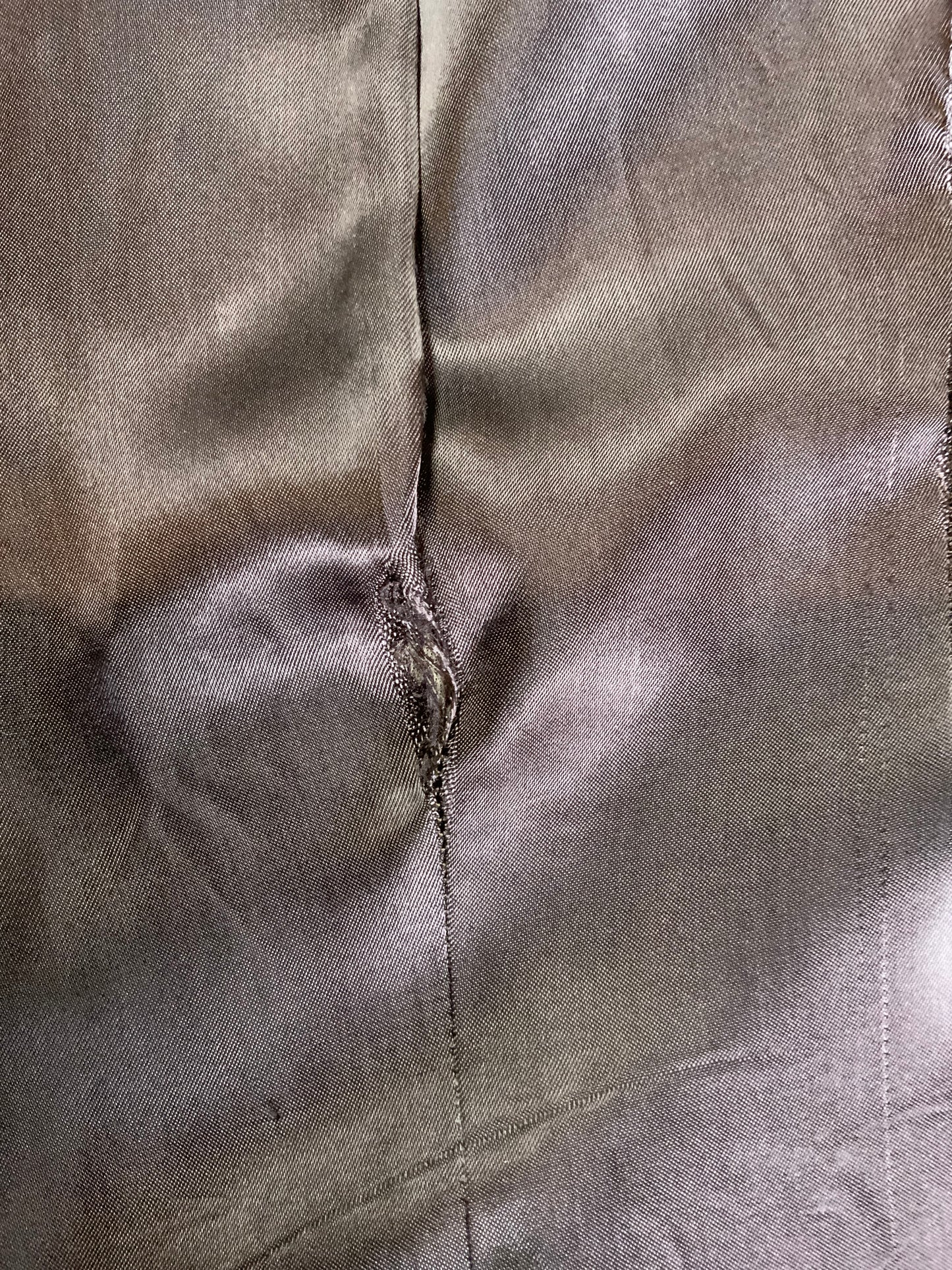 Kingspier Vintage - Wool herringbone car coat with front buttons and four front flap pockets. Union made in Canada.