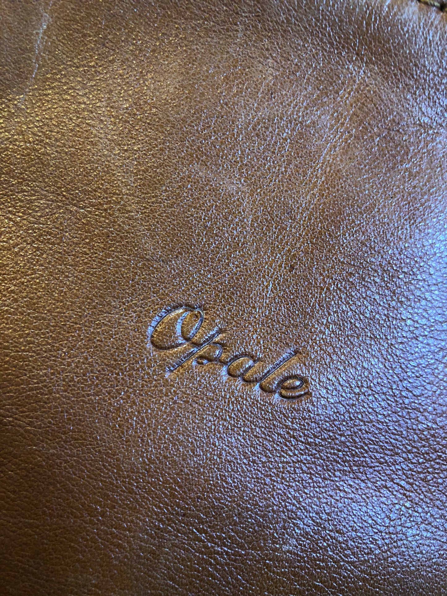 Opale Brown Leather Backpack, SOLD