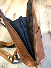 Load image into Gallery viewer, Opale Brown Leather Backpack, SOLD
