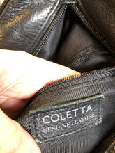 Load image into Gallery viewer, Coletta Black Hybrid Cross Body Leather Bag SOLD
