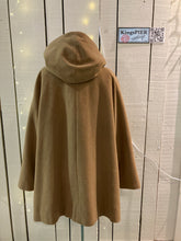 Load image into Gallery viewer, Kingspier Vintage - Vintage Croft and Barrow Wool Blend Coat with Hood, toggle closures and two front pockets.

Made in the Dominican Republic.
Size XL.
