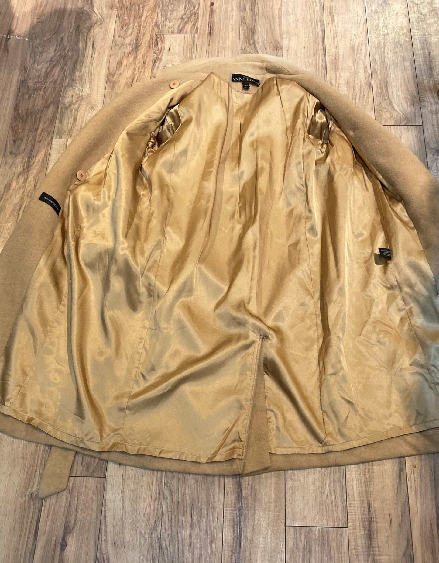 Vintage Anne Klein Camel Hair Coat