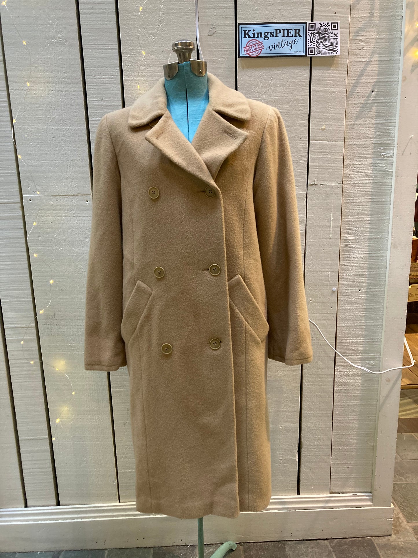 Vintage Anne Klein Camel Hair Coat