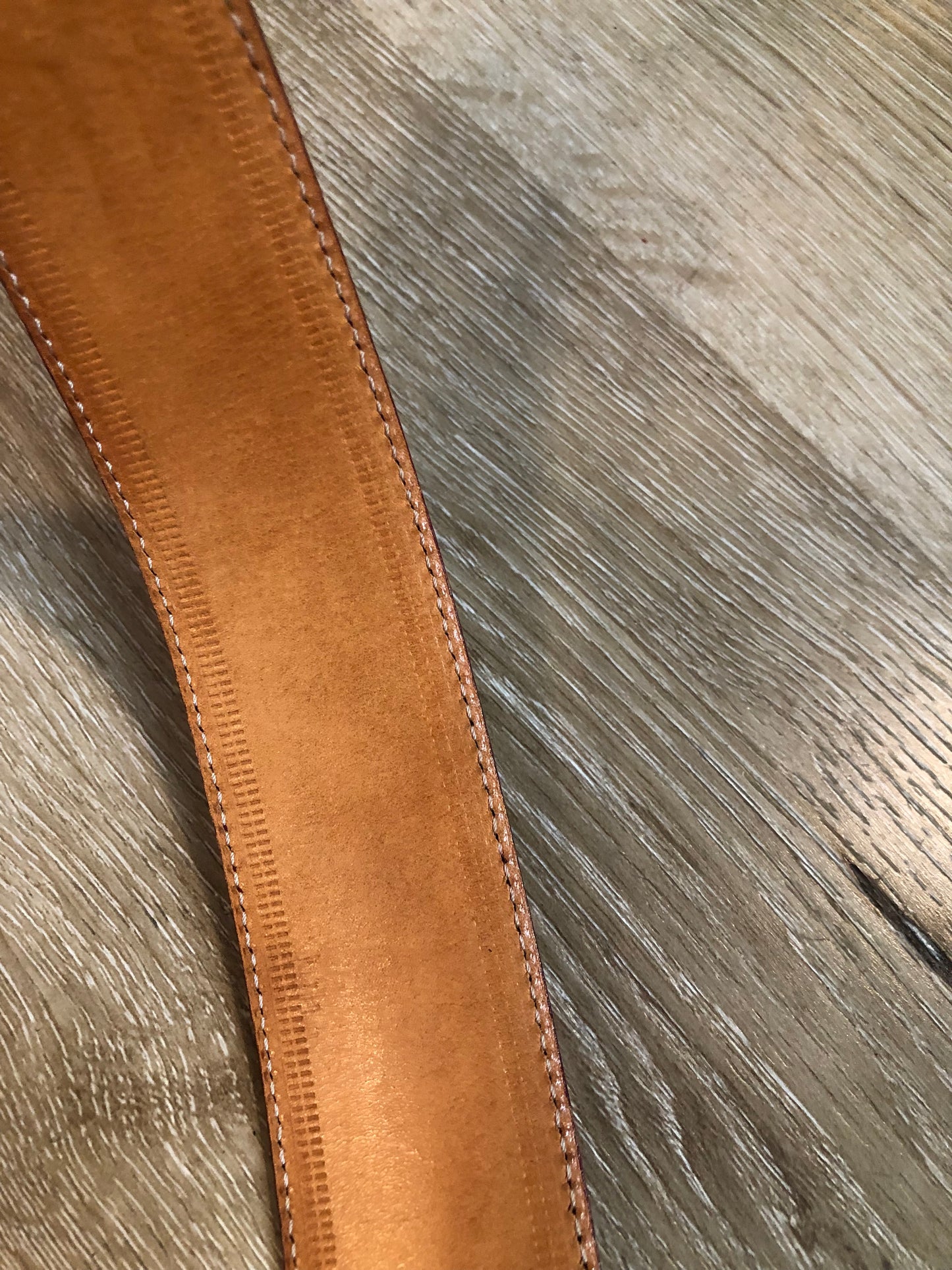 Kingspier Vintage - Vintage red reptile leather snap belt with wrapped buckle.
