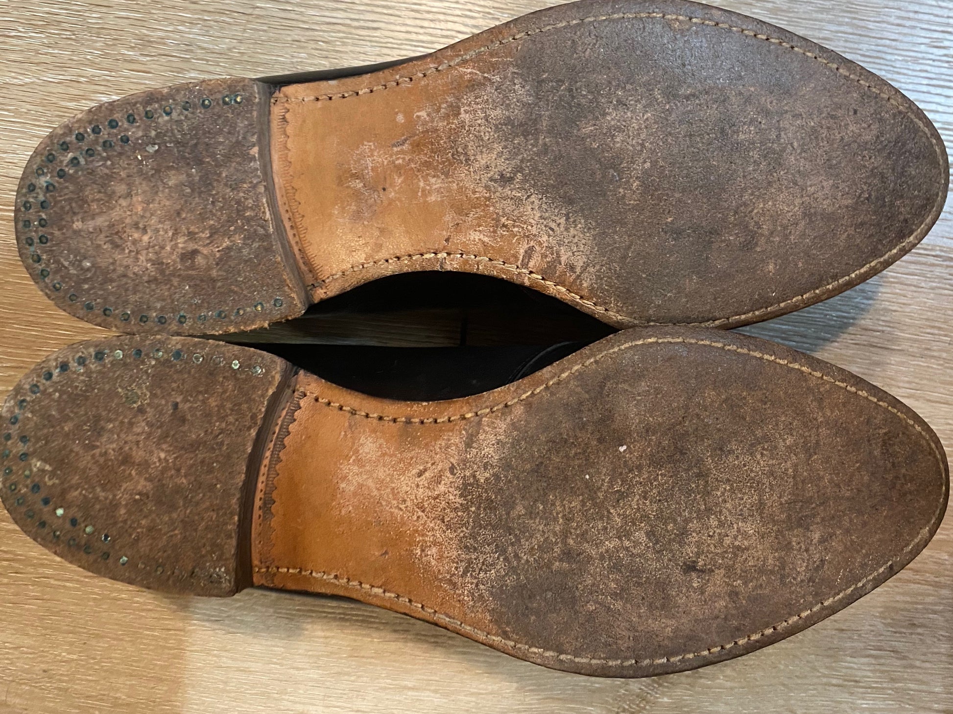 Kingspier Vintage - “No Breaking-In” Black Leather Derbies by MacFarlane Leisure Rester-Flex - Sizes: 7M 8.5W 39-40EURO, Made in Canada, Leather Soles, D Ball B Heel