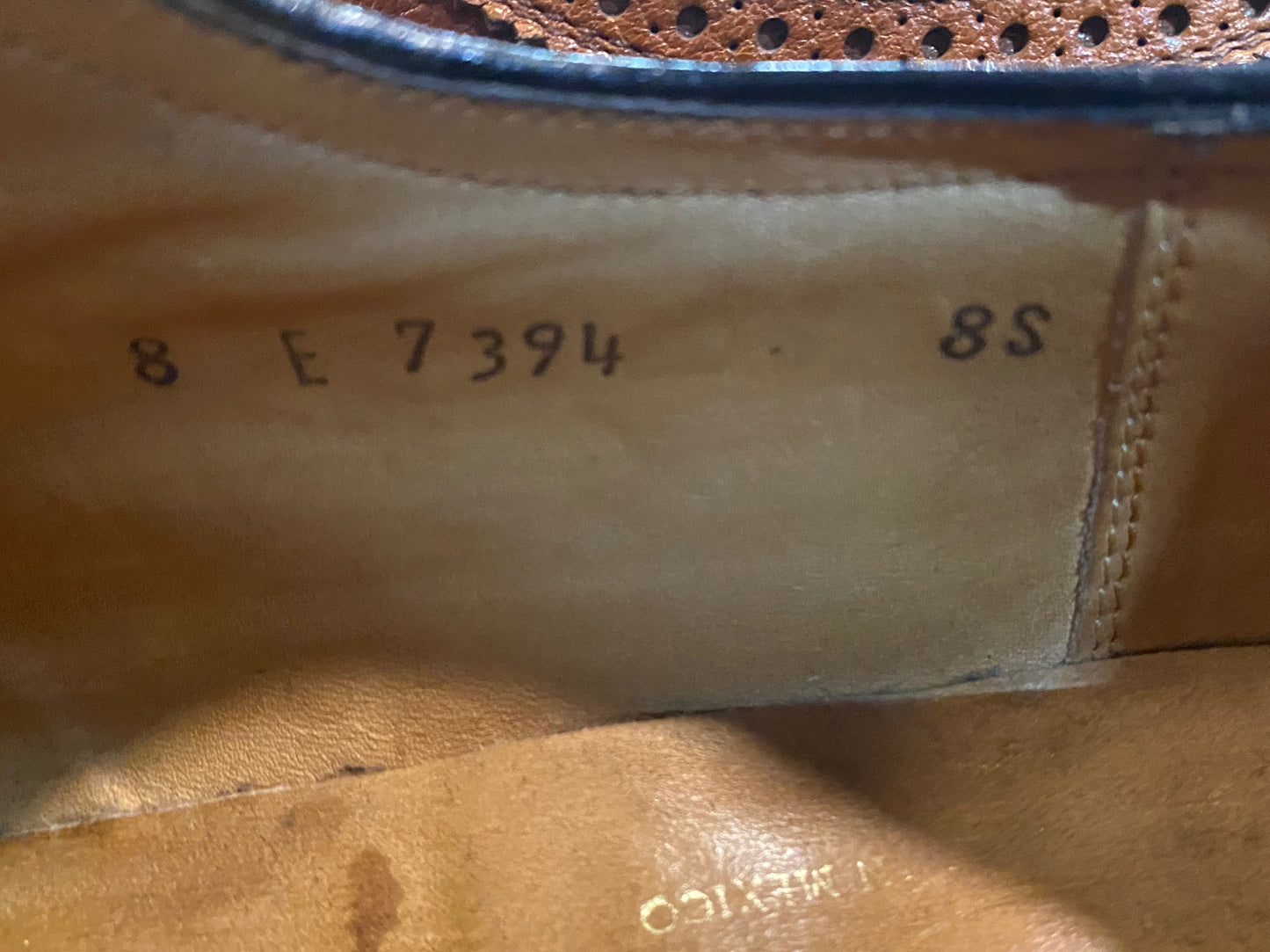 Kingspier Vintage - Light Brown Full Brogue Wingtip Derbies by Florsheim - Sizes: 8M 10W 41EURO, Made in Mexico, Designed and Made Exclusively for Florsheim Shoe Shop, Leather Soles and Insoles