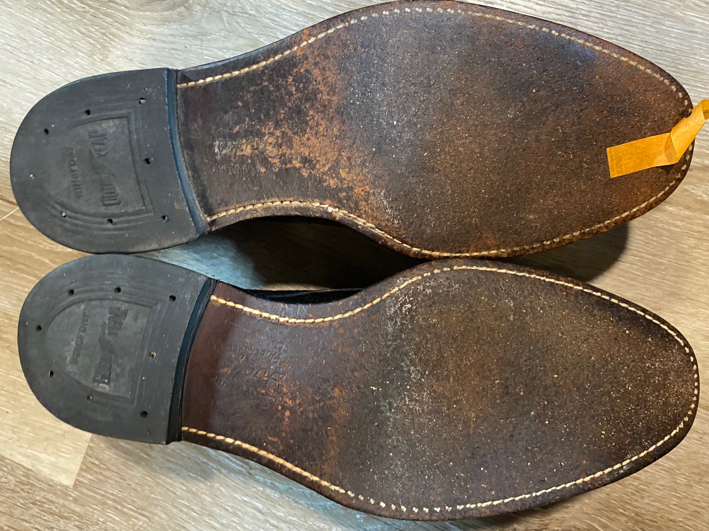 Kingspier Vintage - Black Pebbled Water Bison Leather Plain Toe Derbies by Dack's - Sizes: 8M 10W 41EURO, Made in Canada, Hand Benched Bespoke Quality, Leather Soles and Insoles, Wingfoot Goodyear Rubber Heels