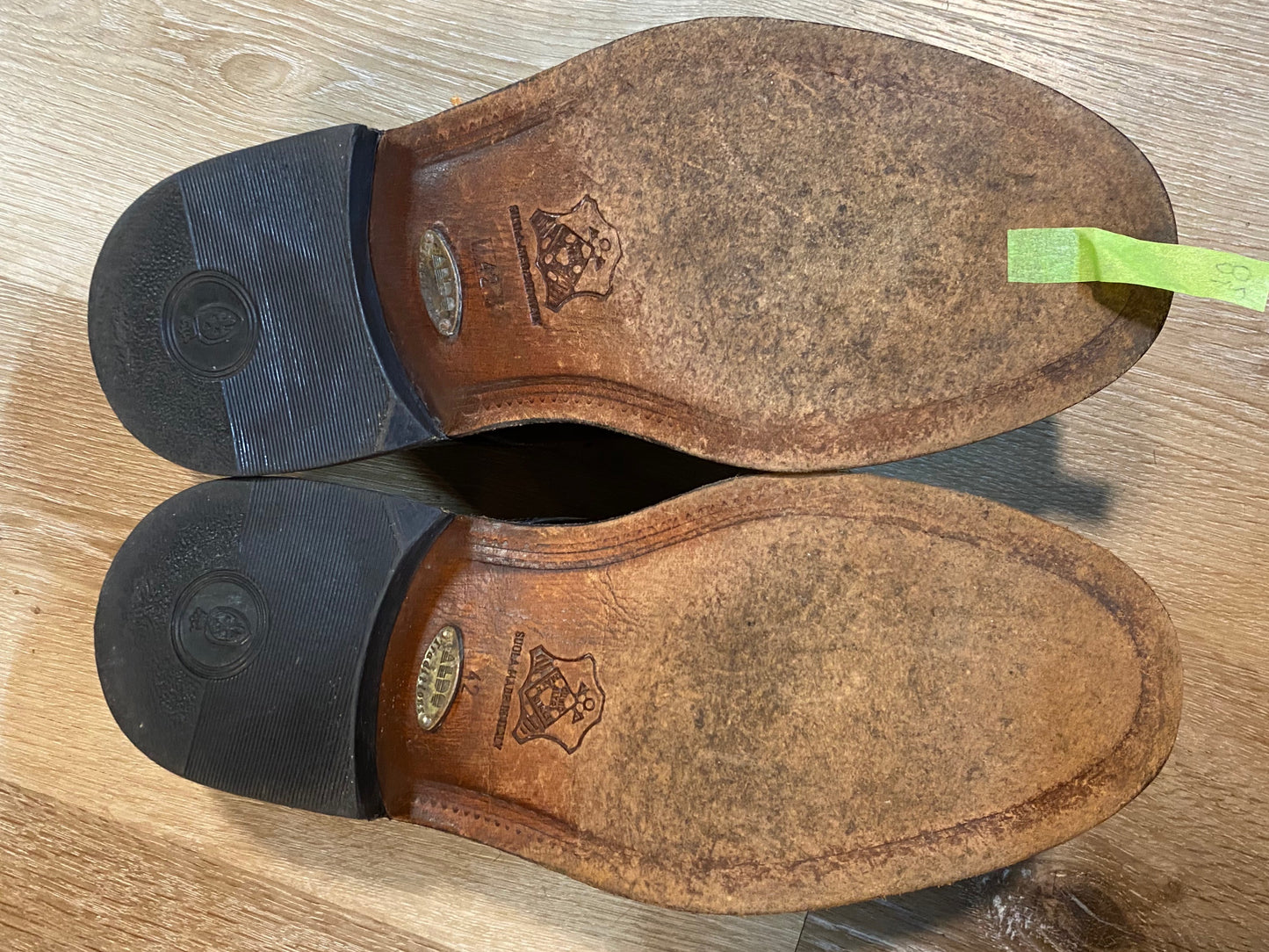 Kingspier Vintage - Dark Red Cap Toe Derbies by Aldo Traditions, Sizes: 9M 11W 42EURO, Made in Italy, Cuoio Altri Materiali, Leather Soles, Rubber Heels