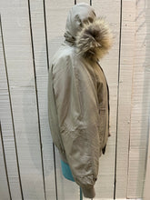 Load image into Gallery viewer, Vintage Dew Line Down Filled Bomber Jacket, Made in Canada, Chest 40”
