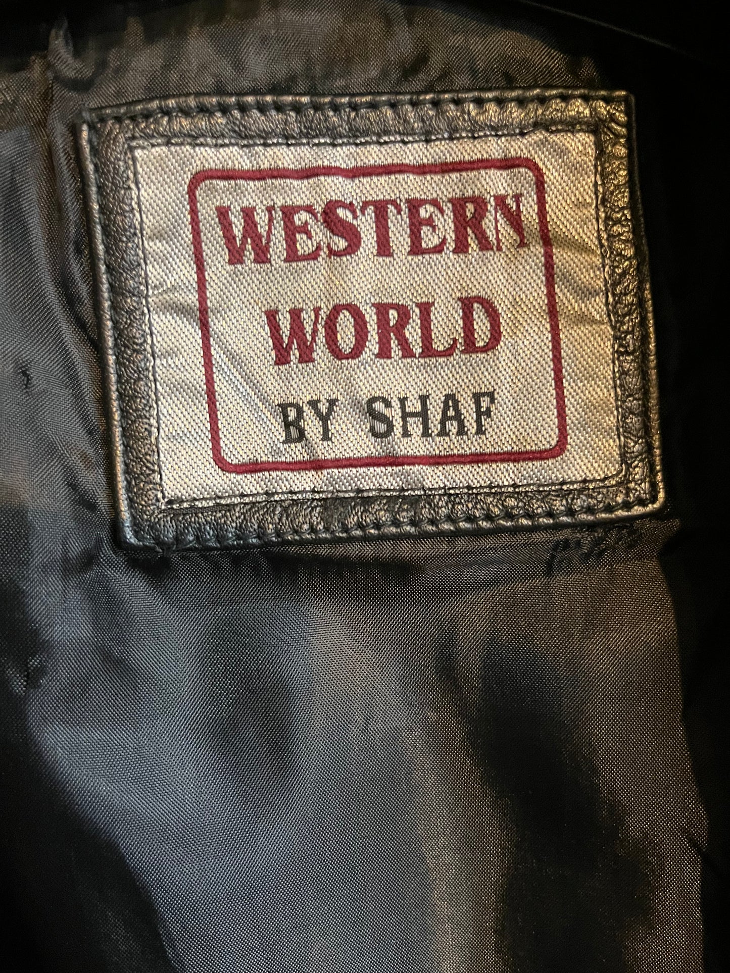 Rare authentic vintage leather jacket with fringe once owned by Johnny Cash. Consigned by a former member of Johnny Cash’s band from 1987-1990.
The piece features zipper closure, zip pockets, leather fringe and stud details
Chest 52”