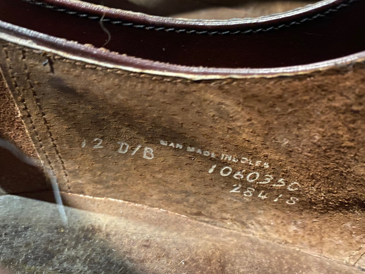 Kingspier Vintage - Burgundy Leather Cap Toe Oxfords by Bostonian - Sizes: 12M 14W 45EURO, Made in USA, Man Made Insoles, Leather Soles, Rubber Heels