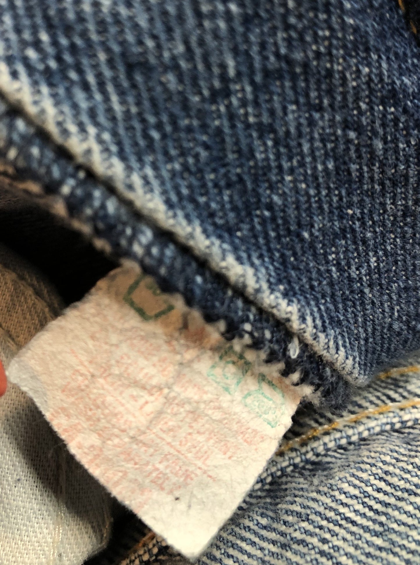 Vintage Lee Denim Jeans - 4080W02/95 High rise Straight leg. Medium Wash 100% Cotton Tagged as 36.5”x34” Made in Canada - Kingspier Vintage