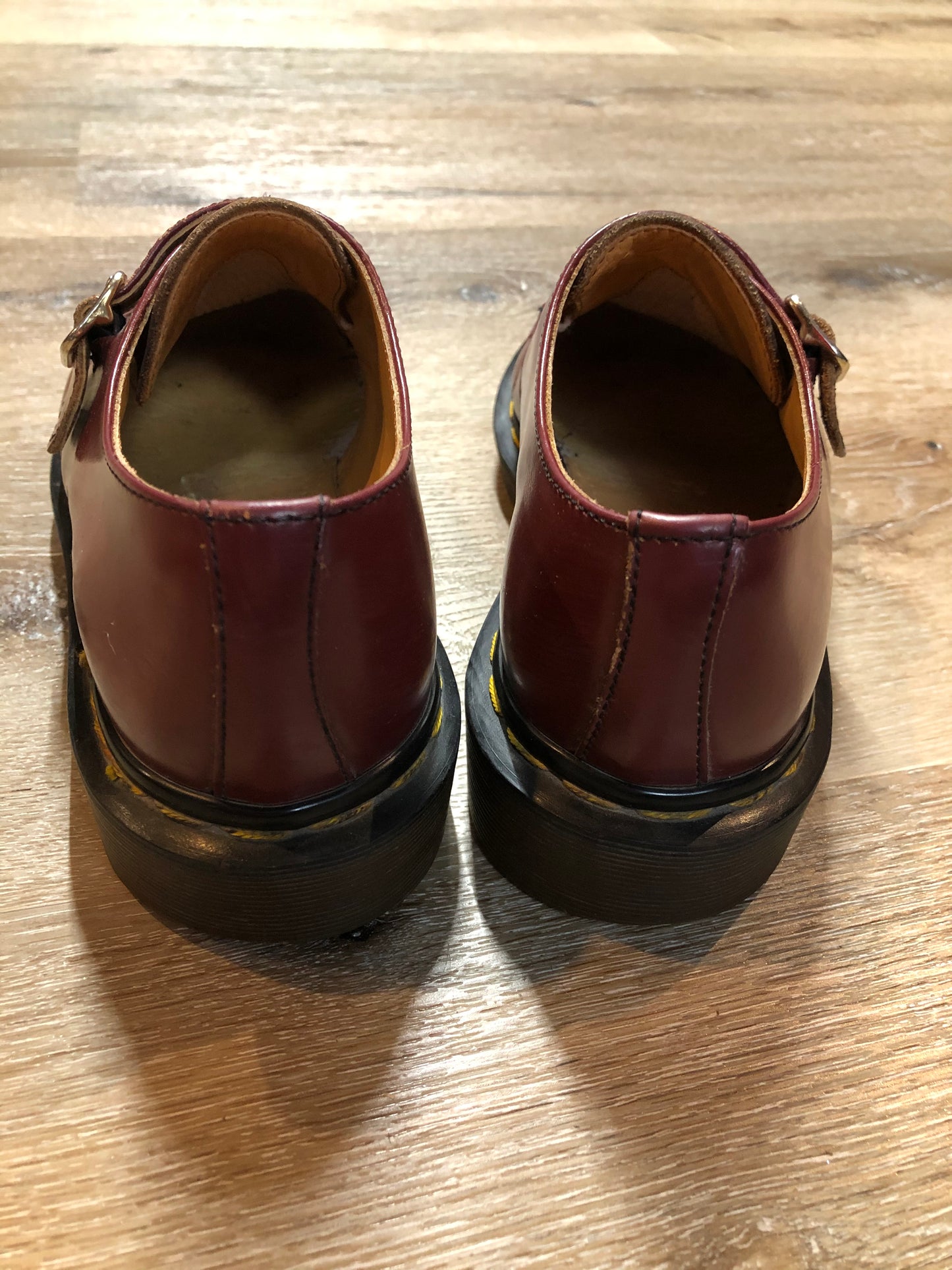Kingspier Vintage - Vintage Monkstrap Doc Martens in Oxblood
Made in UK
Size UK 3.5, US W 5.5
*As this is a vintage item there are some slight signs of wear. Overall they are in fantastic condition!