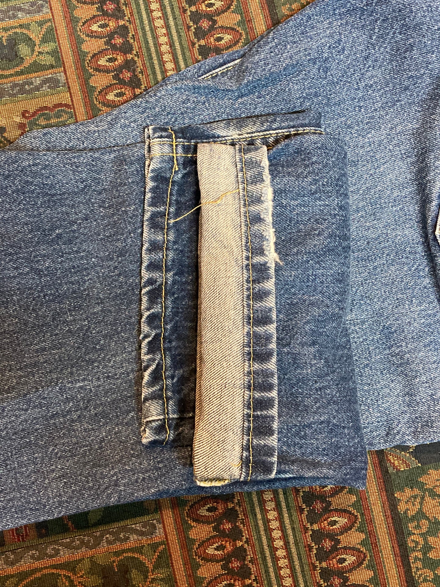 Vintage Lee Dungarees - 30”x30” Denim Jeans 100% cotton High rise Straight leg Medium wash Made in USA - Kingspier Vintage