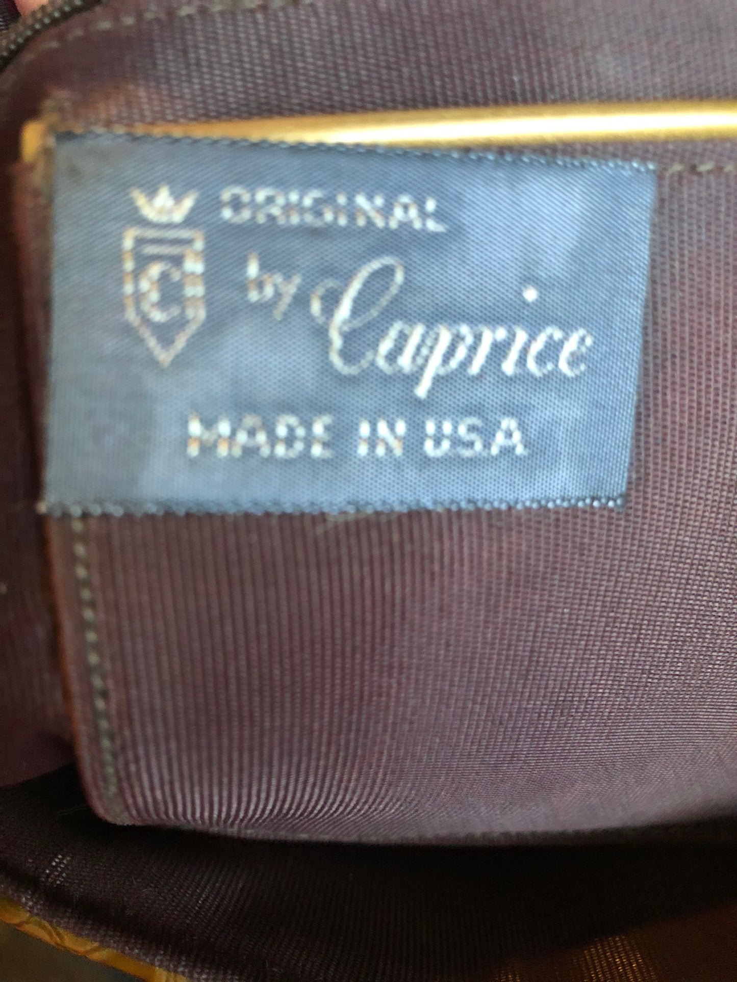 Kingspier Vintage - Caprice leather and snakeskin patchwork envelope clutch with chain shoulder strap and unique front clasp. Made in the USA.