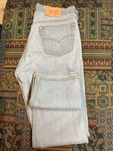 Levi’s 501 Vintage Red Tab Grey Denim Jeans - 31”x32”, Made in Canada - Kingspier Vintage