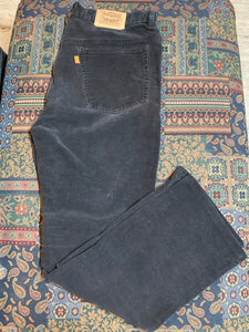 Levi’s Vintage Orange Tab Black Corduroy Pants - 34”x26.5” - Kingspier Vintage